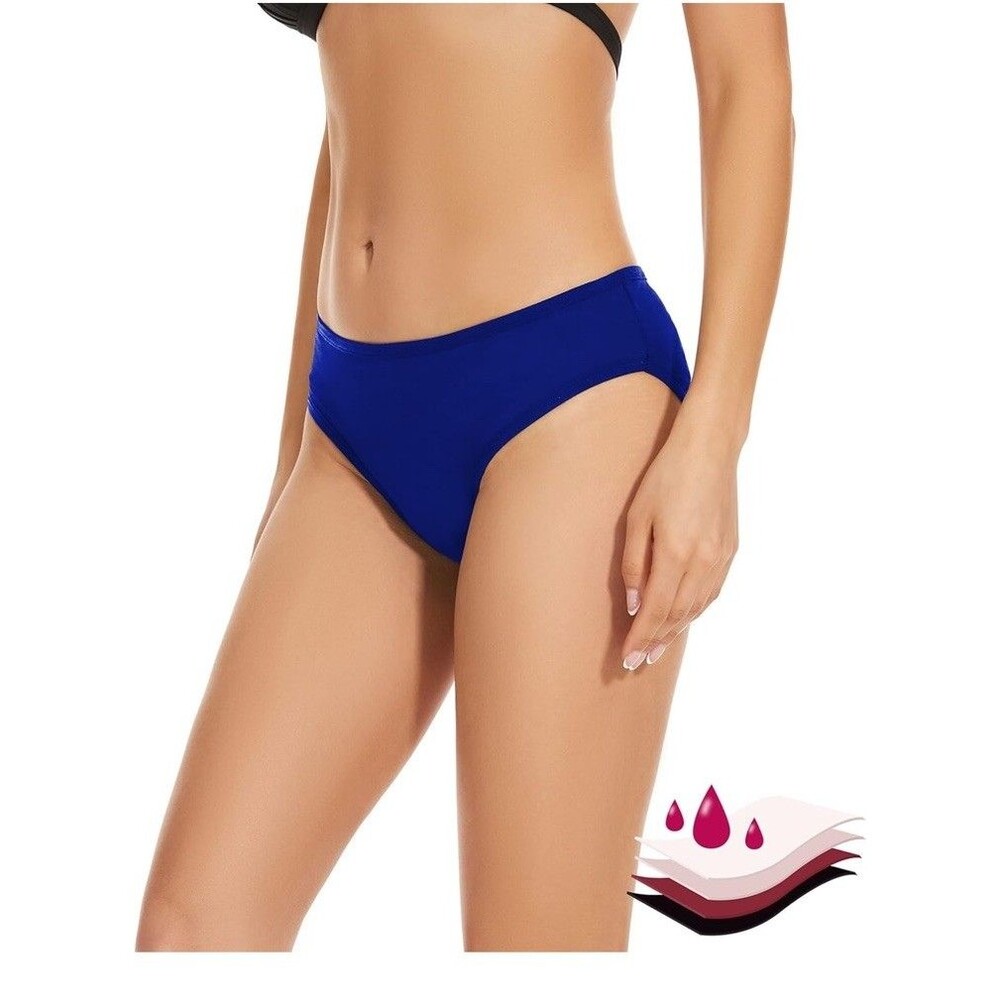 Period Swimwear Bikini Menstrual Leakproof Swim Bottoms UPF 50+ Waterproof XXL